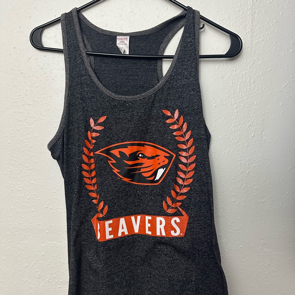 Oregon State Beavers Tank Top - Charcoal